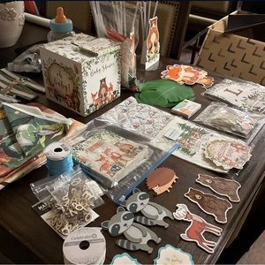 Baby shower woodland decorations!